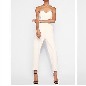 🍃Express White pant length romper